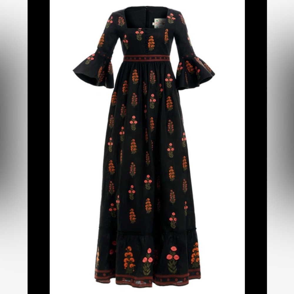 Agua by Agua Bendita Ambar Dahlia maxi dress